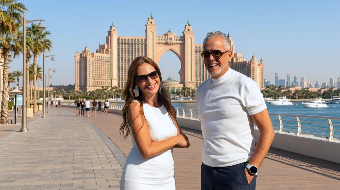 Ana e Carlos no Atlantis The Palm Dubai